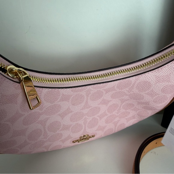 NWT Coach Emily Shoulder Bag In Signature Canvas With Charms - Picture 7 of 15